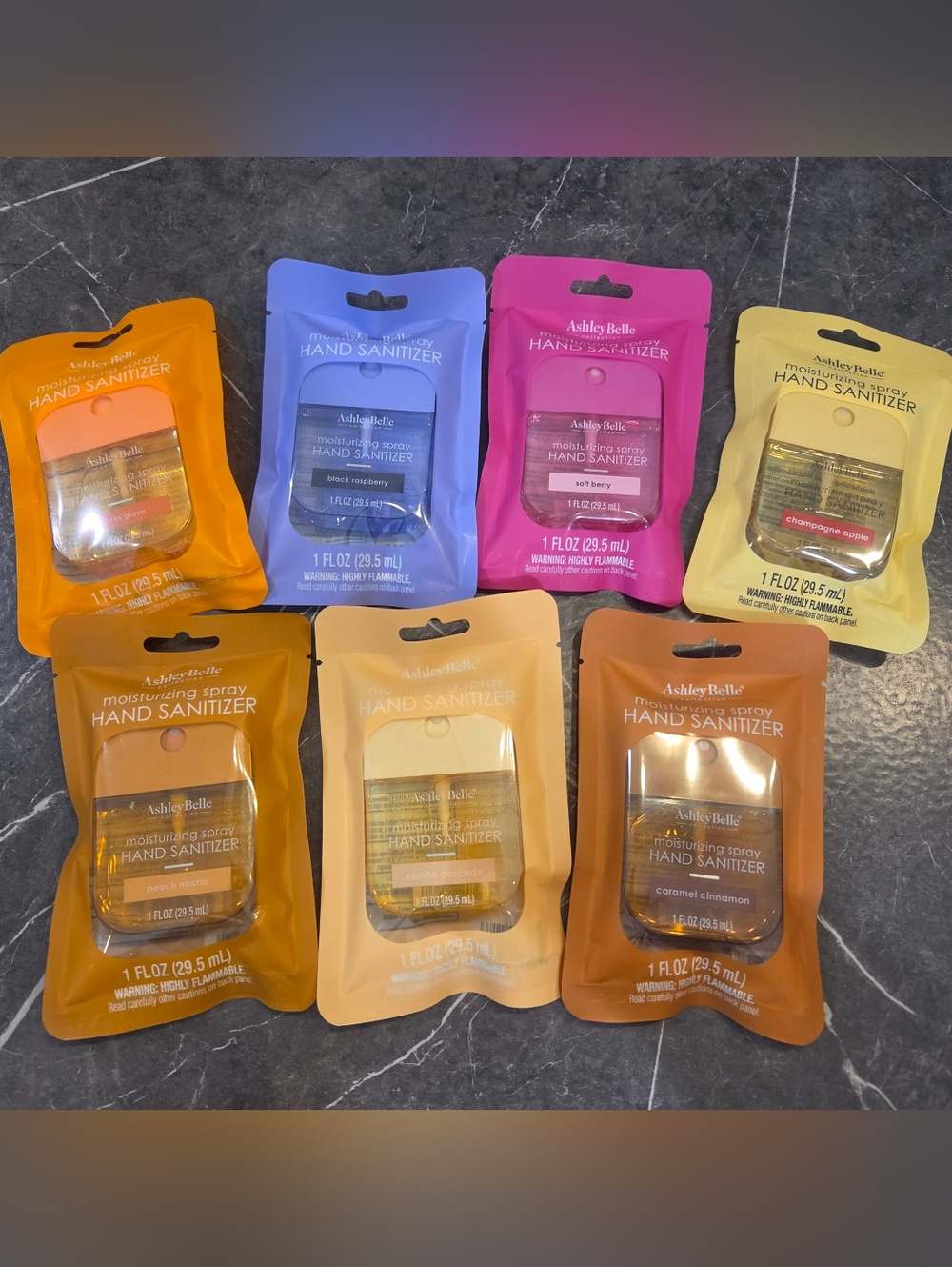 Ashley Belle Hand Sanitizer Lot of 7
